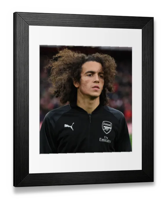 Framed Print : Arsenal's Guendouzi Ready for Huddersfield Clash - Arsenal FC vs Huddersfield Town (December 2018)