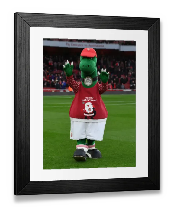 Framed Print : Gunnersaurus Leads Arsenal Against Huddersfield Town, Premier League 2018-19 Framed Print : Gunnersaurus Leads Arsenal Against Huddersfield Town, Premier League 2018-19