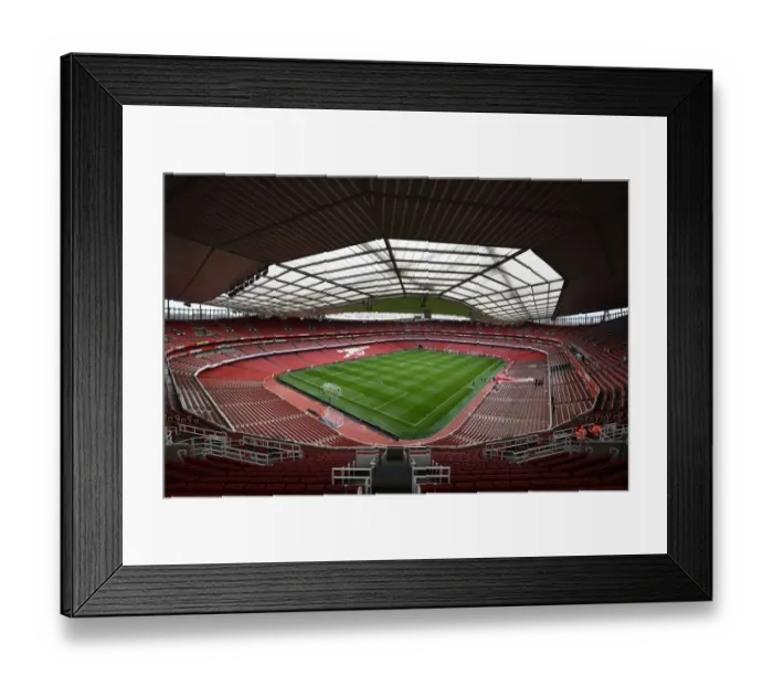 Framed Print : Arsenal at Emirates Stadium: Pre-Match Scene vs Huddersfield Town (2018-19)