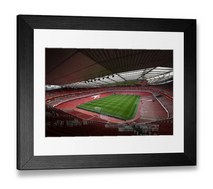 Framed Print : Emirates Stadium: Arsenal FC vs Huddersfield Town, Premier League Match (2018-19)