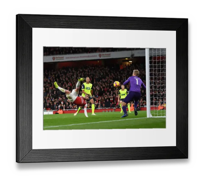 Framed Print : Lucas Torreira Strikes: Arsenal's Triumph Over Huddersfield Town, Premier League 2018-19 Framed Print : Lucas Torreira Strikes: Arsenal's Triumph Over Huddersfield Town, Premier League 2018-19