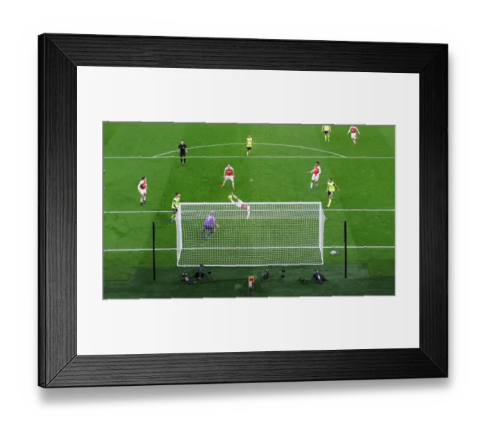 Framed Print : Lucas Torreira's Goal: Arsenal's Triumph Over Huddersfield Town, Premier League 2018-19