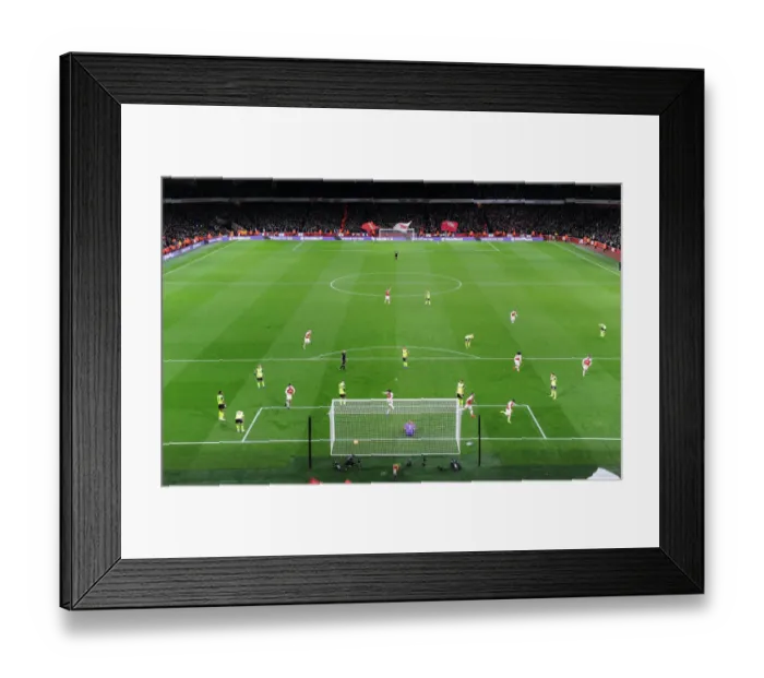 Framed Print : Torreira's Thriller: Arsenal's Game-Winning Goal vs. Huddersfield Town, Premier League 2018-19
