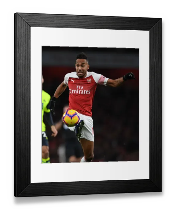 Framed Print : Arsenal's Aubameyang Scores Stunner in Premier League Win vs. Huddersfield Framed Print : Arsenal's Aubameyang Scores Stunner in Premier League Win vs. Huddersfield