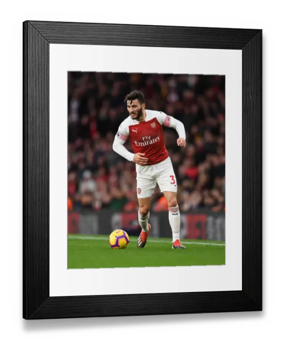 Framed Print : Sead Kolasinac in Action: Arsenal vs Huddersfield Town (Premier League, 2018-19) Framed Print : Sead Kolasinac in Action: Arsenal vs Huddersfield Town (Premier League, 2018-19)