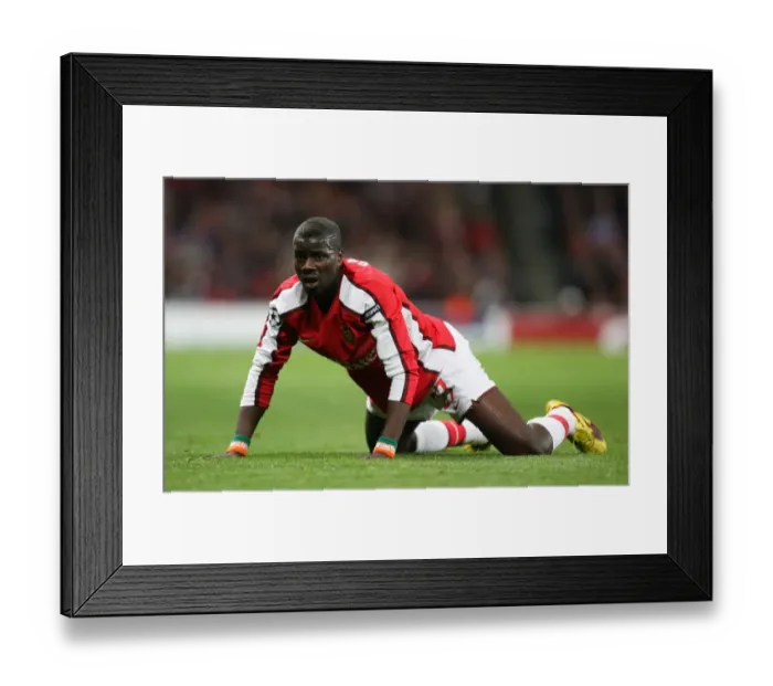 Framed Print : Arsenal's Unforgettable 4:1 Victory over AZ Alkmaar: Emmanuel Eboue Shines in the UEFA Champions League at Emirates Stadium (November 4, 2009) Framed Print : Arsenal's Unforgettable 4:1 Victory over AZ Alkmaar: Emmanuel Eboue Shines in the UEFA Champions League at Emirates Stadium (November 4, 2009)