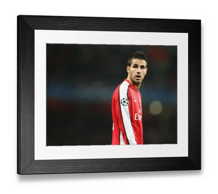 Framed Print : Cesc Fabregas in Action: Arsenal's 4-1 Victory over AZ Alkmaar in the UEFA Champions League, Group H at Emirates Stadium (4 / 11 / 09) Framed Print : Cesc Fabregas in Action: Arsenal's 4-1 Victory over AZ Alkmaar in the UEFA Champions League, Group H at Emirates Stadium (4 / 11 / 09)
