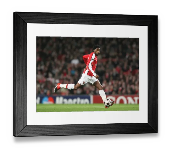 Framed Print : Alex Song's Dominant Performance: Arsenal's 4-1 Champions League Victory over AZ Alkmaar Framed Print : Alex Song's Dominant Performance: Arsenal's 4-1 Champions League Victory over AZ Alkmaar
