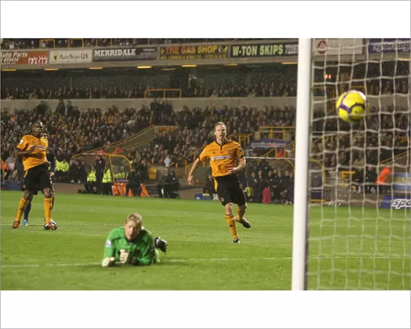 Jody Craddock deflects the ball past Wolves goalkeeper