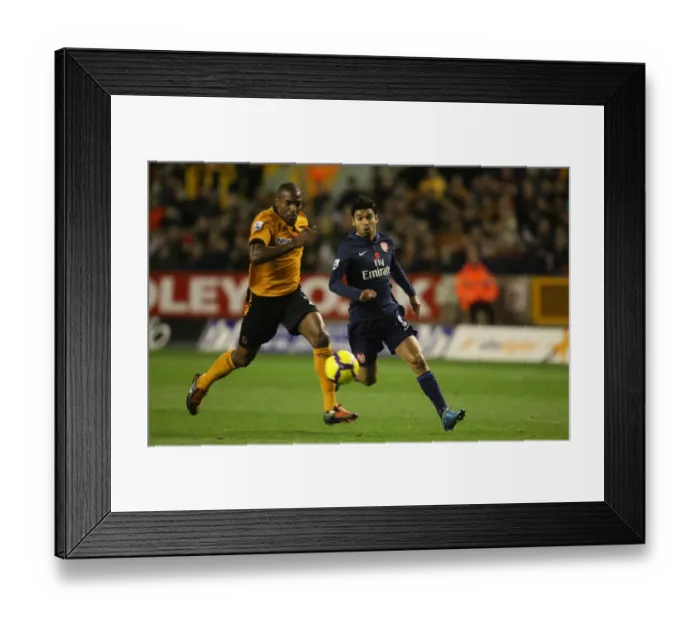 Framed Print : Eduardo (Arsenal) Ronald Zubar (Wolves) Framed Print : Eduardo (Arsenal) Ronald Zubar (Wolves)