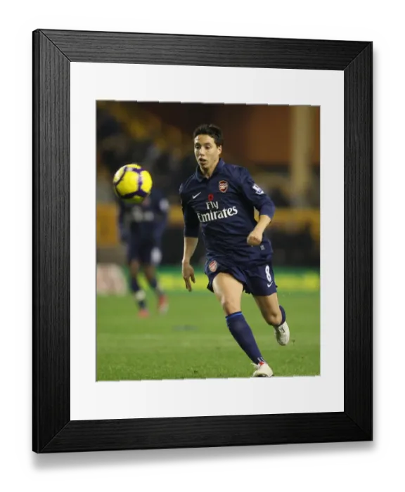 Framed Print : Samir Nasri's Stellar Performance: Arsenal Dominates Wolves 4-1 in Premier League Framed Print : Samir Nasri's Stellar Performance: Arsenal Dominates Wolves 4-1 in Premier League