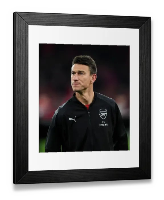 Framed Print : Laurent Koscielny: Arsenal's Focus Before Qarabag Clash in Europa League Group E Framed Print : Laurent Koscielny: Arsenal's Focus Before Qarabag Clash in Europa League Group E