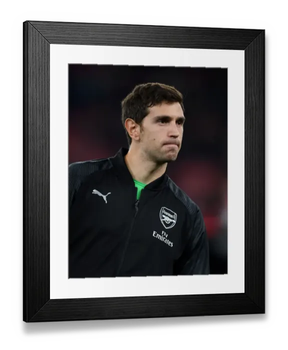 Framed Print : Emiliano Martinez: Arsenal's Ready-to-Go Goalkeeper Ahead of Arsenal v Qarabag UEFA Europa League Clash Framed Print : Emiliano Martinez: Arsenal's Ready-to-Go Goalkeeper Ahead of Arsenal v Qarabag UEFA Europa League Clash