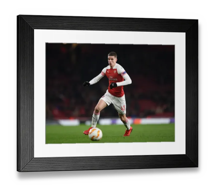 Framed Print : Charlie Gilmour: Arsenal's Rising Star in Europa League Action Framed Print : Charlie Gilmour: Arsenal's Rising Star in Europa League Action