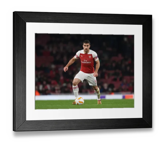 Framed Print : Sokratis of Arsenal in Action against Qarabag FK, UEFA Europa League 2018-19 Framed Print : Sokratis of Arsenal in Action against Qarabag FK, UEFA Europa League 2018-19