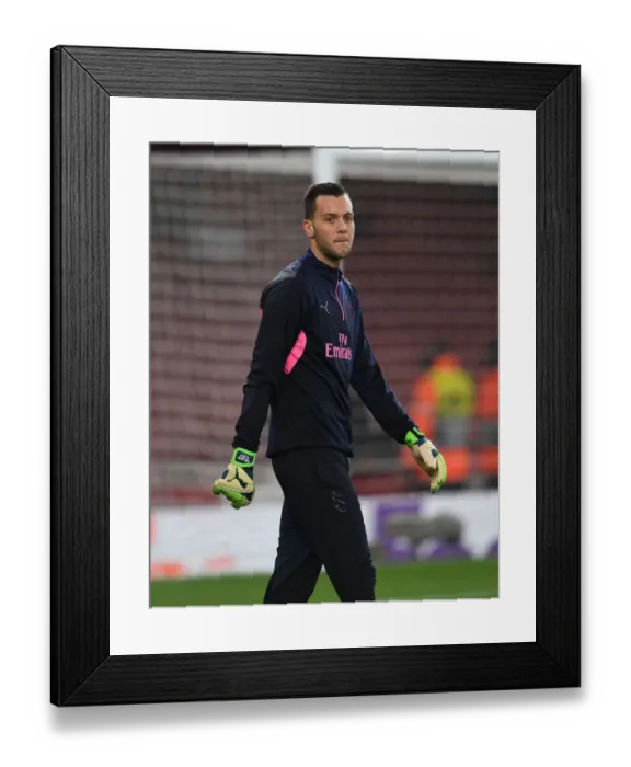 Framed Print : Arsenal FC: Dejan Iliev Prepares for Qarabag Clash in Europa League Framed Print : Arsenal FC: Dejan Iliev Prepares for Qarabag Clash in Europa League