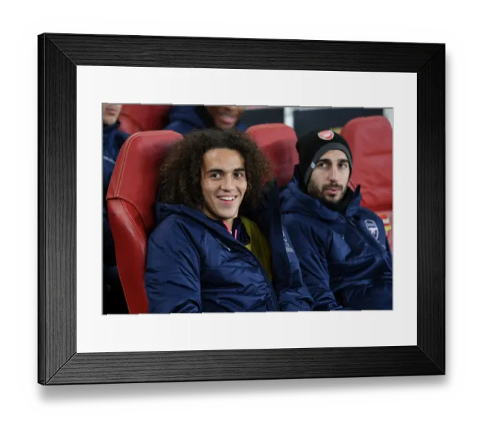 Framed Print : Matteo Guendouzi: Arsenal's Focus Before Qarabag Clash in Europa League (December 2018)