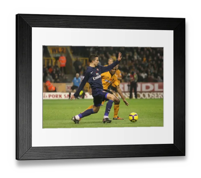 Framed Print : Robin van Persie (Arsenal) Ronald Zubar (Wolves) Framed Print : Robin van Persie (Arsenal) Ronald Zubar (Wolves)