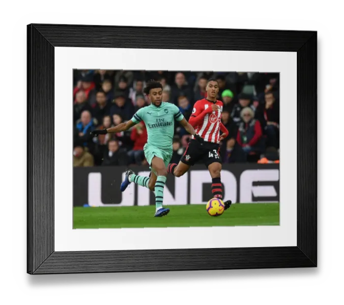 Framed Print : Clash of Wings: Iwobi vs Valery in Southampton vs Arsenal Premier League Showdown Framed Print : Clash of Wings: Iwobi vs Valery in Southampton vs Arsenal Premier League Showdown