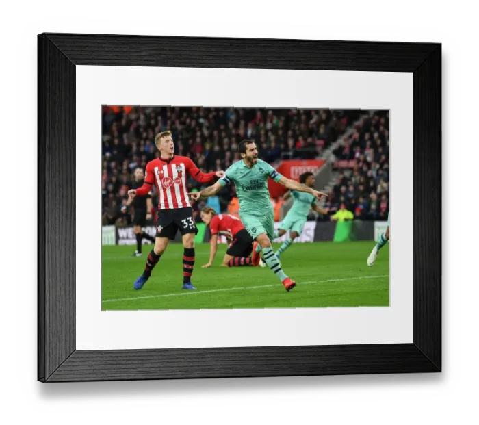 Framed Print : Mkhitaryan's Strike: Southampton vs. Arsenal, Premier League 2018-19