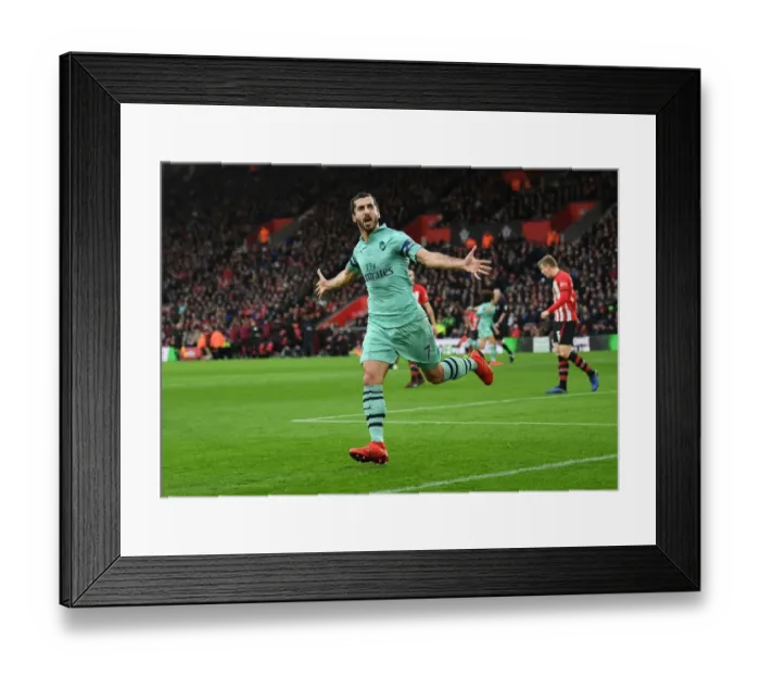 Framed Print : Mkhitaryan's Stunner: Arsenal's Game-Winning Goal vs. Southampton (2018-19) Framed Print : Mkhitaryan's Stunner: Arsenal's Game-Winning Goal vs. Southampton (2018-19)