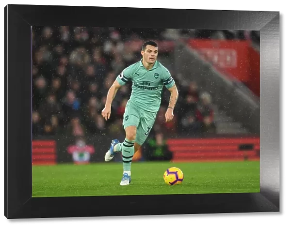 Granit Xhaka: In Action for Arsenal vs Southampton, Premier League 2018-19