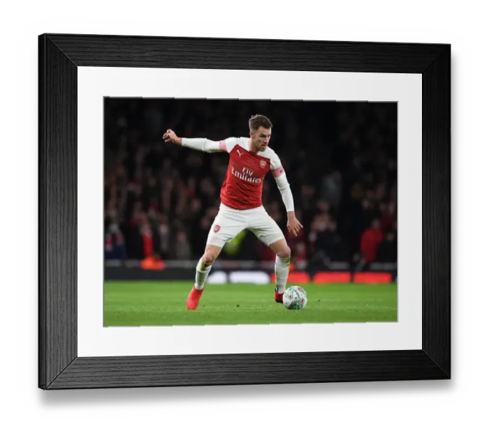 Framed Print : Arsenal vs. Tottenham Hotspur: Carabao Cup Showdown at Emirates Stadium - Battle of the London Rivals