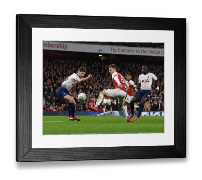 Framed Print : Arsenal vs. Tottenham: Carabao Cup Showdown at Emirates Stadium