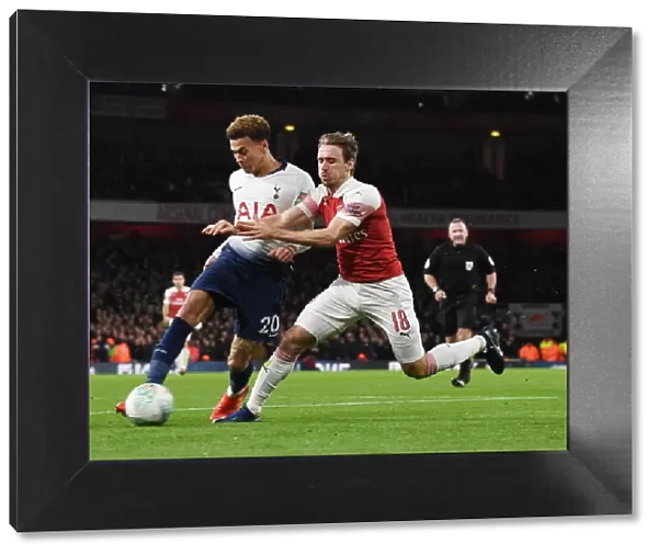 Arsenal vs. Tottenham: Carabao Cup Showdown - Monreal vs. Alli Clash
