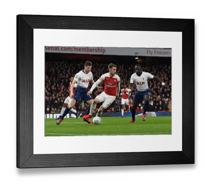Framed Print : Arsenal vs. Tottenham: Carabao Cup Clash at Emirates Stadium