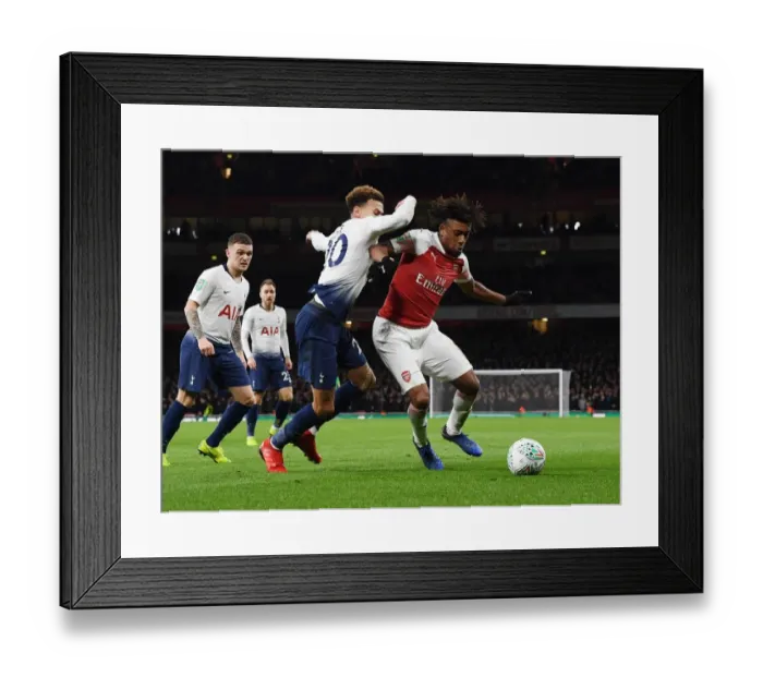 Framed Print : Carabao Cup Rivalry: Iwobi vs. Alli Battle - Arsenal vs. Tottenham Showdown Framed Print : Carabao Cup Rivalry: Iwobi vs. Alli Battle - Arsenal vs. Tottenham Showdown