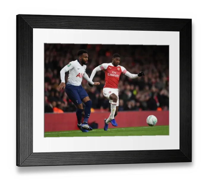 Framed Print : Clash of Rivals: Maitland-Niles vs. Rose in the Carabao Cup Quarterfinal