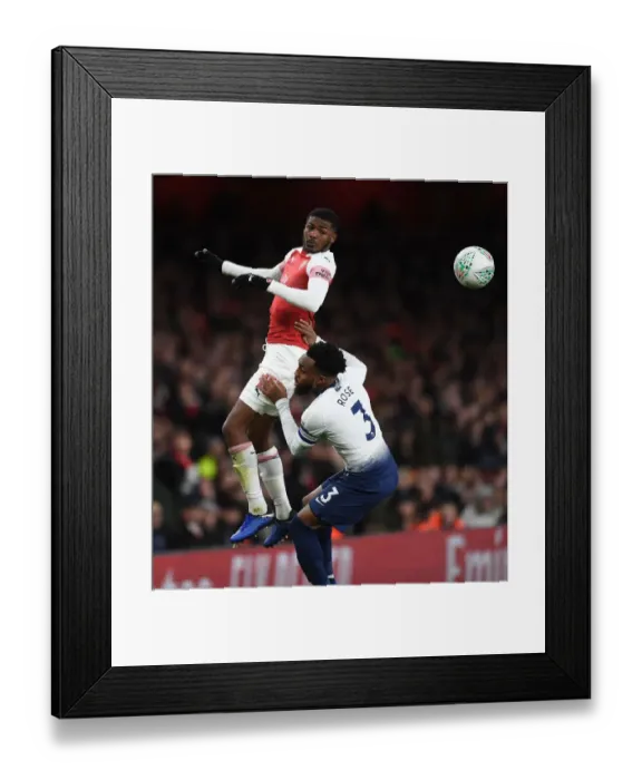 Framed Print : A Battle of Wings: Maitland-Niles vs. Rose - Arsenal vs. Tottenham Carabao Cup Clash