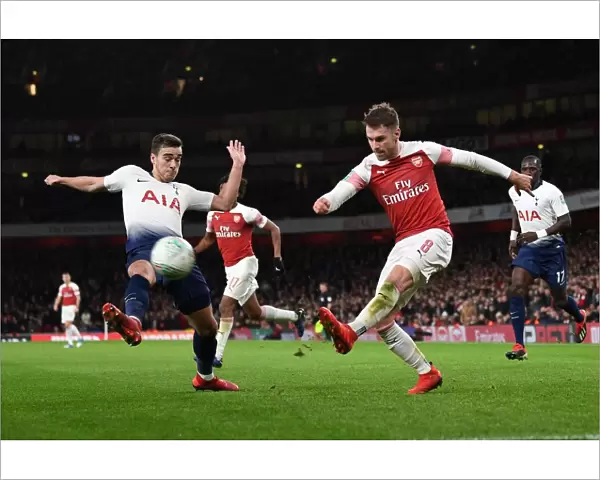 Arsenal's Aaron Ramsey Faces Off Against Tottenham's Harry Winks in Carabao Cup Quarterfinal Showdown