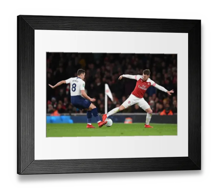 Framed Print : Ramsey vs. Winks: A Carabao Cup Battle - Arsenal vs. Tottenham Framed Print : Ramsey vs. Winks: A Carabao Cup Battle - Arsenal vs. Tottenham