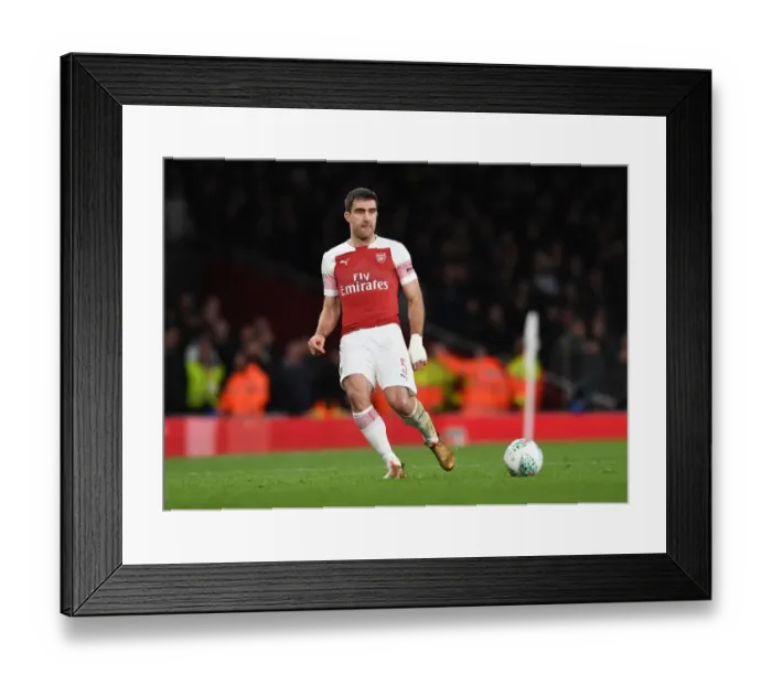 Framed Print : Arsenal vs. Tottenham: Sokratis in Quarterfinal Showdown (Carabao Cup 2018-19) Framed Print : Arsenal vs. Tottenham: Sokratis in Quarterfinal Showdown (Carabao Cup 2018-19)