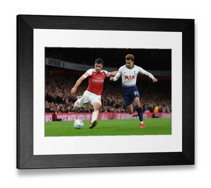 Framed Print : Arsenal vs. Tottenham: Sokratis Faces Off Against Dele Alli in Carabao Cup Quarterfinal Showdown Framed Print : Arsenal vs. Tottenham: Sokratis Faces Off Against Dele Alli in Carabao Cup Quarterfinal Showdown