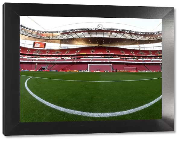 Arsenal's Emirates Stadium: Clock End Goalmouth Awaits Burnley's Challenge (Arsenal v Burnley, Premier League 2018-19)