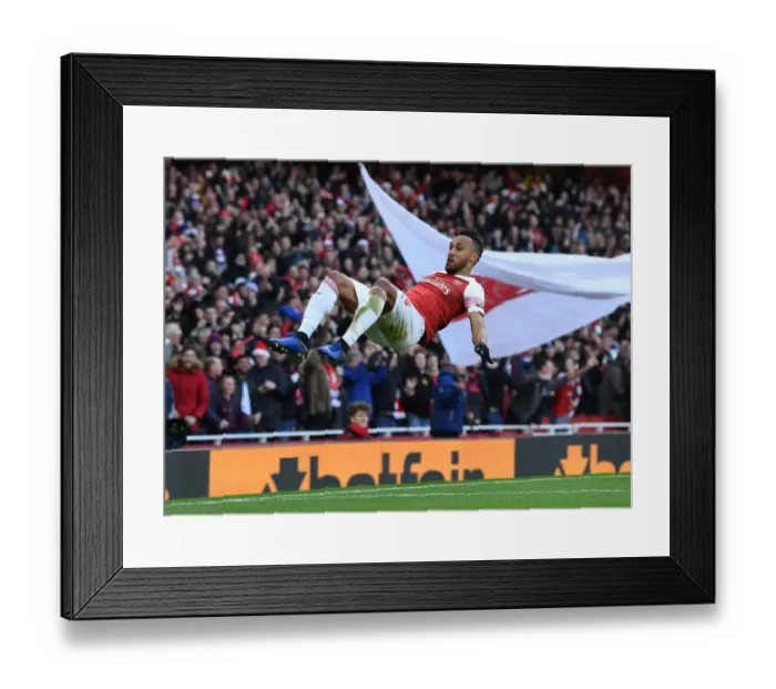 Framed Print : Arsenal's Aubameyang Scores Thriller at Emirates: Arsenal FC vs Burnley FC, Premier League 2018-19 Framed Print : Arsenal's Aubameyang Scores Thriller at Emirates: Arsenal FC vs Burnley FC, Premier League 2018-19