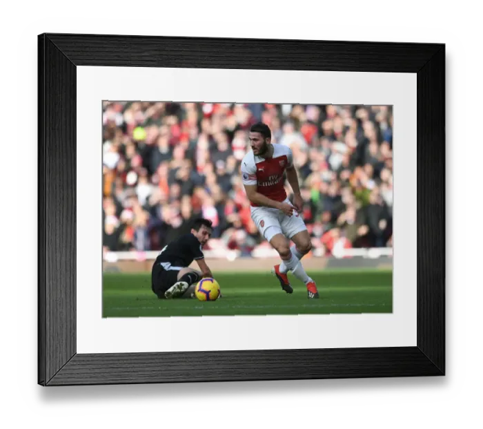Framed Print : Sead Kolasinac in Action: Arsenal vs Burnley, Premier League 2018-19 Framed Print : Sead Kolasinac in Action: Arsenal vs Burnley, Premier League 2018-19