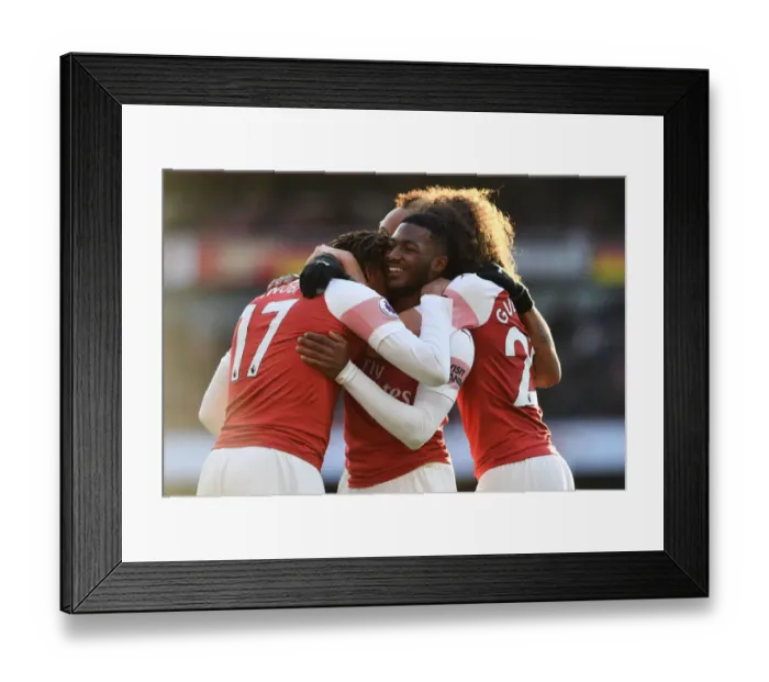 Framed Print : Celebrating Victory: Iwobi and Maitland-Niles Rejoice After Arsenal's Third Goal vs Burnley (2018-19) Framed Print : Celebrating Victory: Iwobi and Maitland-Niles Rejoice After Arsenal's Third Goal vs Burnley (2018-19)