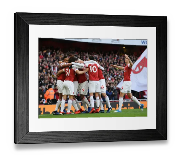 Framed Print : Aubameyang Scores the Winner: Arsenal 1-0 Burnley (Premier League 2018-19) Framed Print : Aubameyang Scores the Winner: Arsenal 1-0 Burnley (Premier League 2018-19)