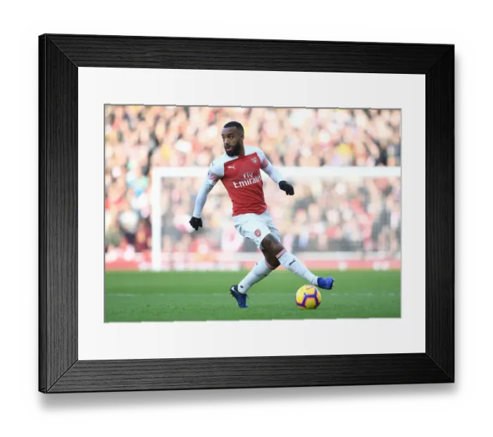 Framed Print : Alexandre Lacazette in Action: Arsenal vs Burnley, Premier League 2018-19 Framed Print : Alexandre Lacazette in Action: Arsenal vs Burnley, Premier League 2018-19