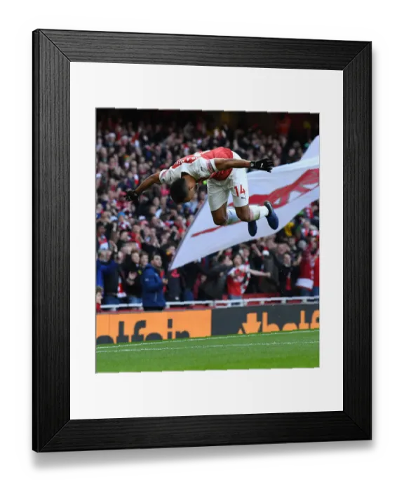 Framed Print : Aubameyang's Strike: Arsenal Takes the Lead Against Burnley Framed Print : Aubameyang's Strike: Arsenal Takes the Lead Against Burnley