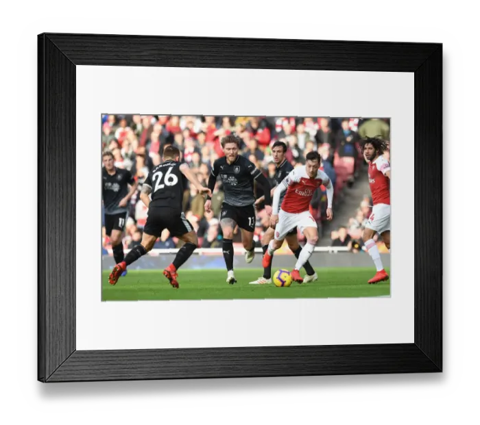 Framed Print : Mesut Ozil vs Jeff Hendrick: Clash at the Emirates - Arsenal vs Burnley, Premier League 2018-19 Framed Print : Mesut Ozil vs Jeff Hendrick: Clash at the Emirates - Arsenal vs Burnley, Premier League 2018-19