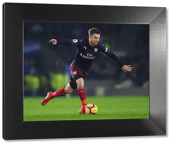 Aaron Ramsey in Action: Brighton & Hove Albion vs. Arsenal FC, Premier League 2018-19