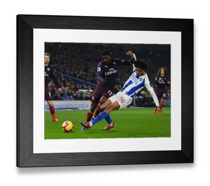 Framed Print : Maitland-Niles vs Bernardo: Battle at the Brighton Turf - Arsenal vs Brighton & Hove Albion, Premier League (2018-19) Framed Print : Maitland-Niles vs Bernardo: Battle at the Brighton Turf - Arsenal vs Brighton & Hove Albion, Premier League (2018-19)