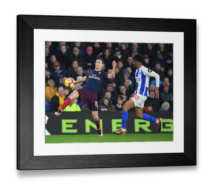 Framed Print : Stephan Lichtsteiner vs Bernardo: A Premier League Battle at the American Express Community Stadium Framed Print : Stephan Lichtsteiner vs Bernardo: A Premier League Battle at the American Express Community Stadium