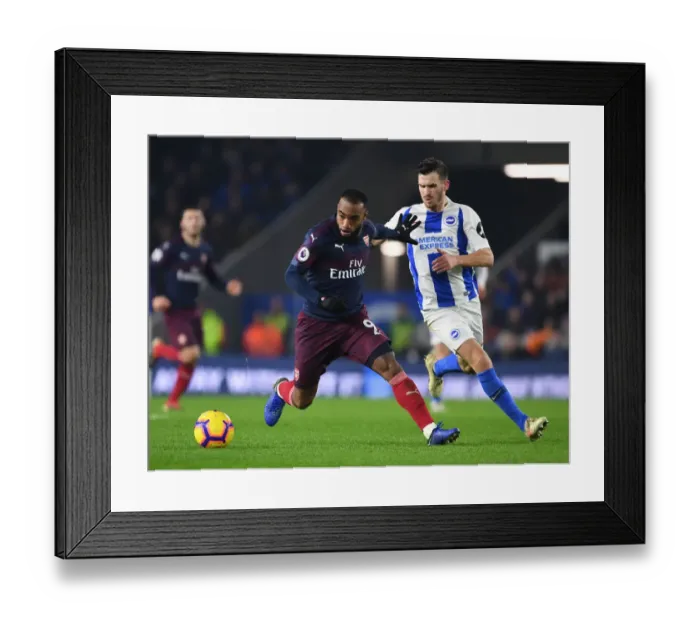 Framed Print : Alexis Lacazette's Sneaky Move: Arsenal's Victory over Brighton (2018-19) Framed Print : Alexis Lacazette's Sneaky Move: Arsenal's Victory over Brighton (2018-19)