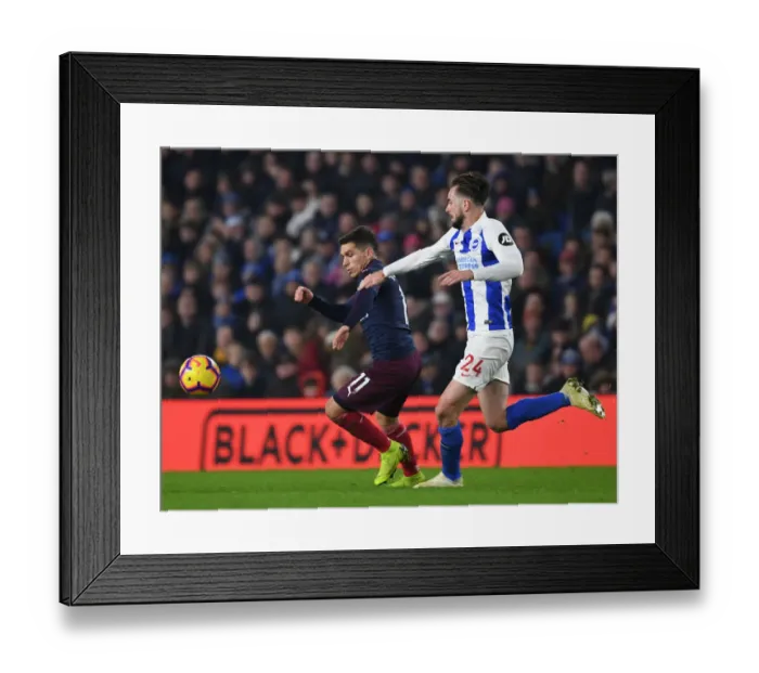 Framed Print : Torreira Tackles Past Propper: Brighton vs. Arsenal, Premier League 2018-19 Framed Print : Torreira Tackles Past Propper: Brighton vs. Arsenal, Premier League 2018-19